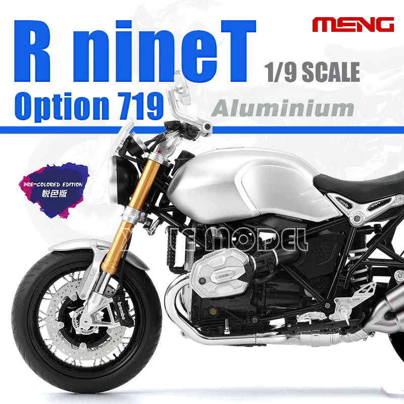 

MENG Plastic Assembled Model Kit MT-003v T Motorcycle Option 719 Aluminum primary color Pleasant 1/9