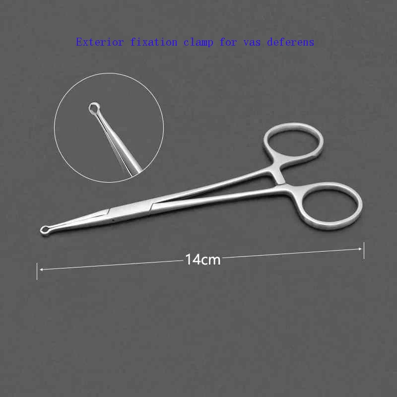 Urethral spermatic สายไฟ fine แยกคีมสารสกัดจากตะขอ spermatic สาย skin fixation คีม fallopian หลอด fixation forcep
