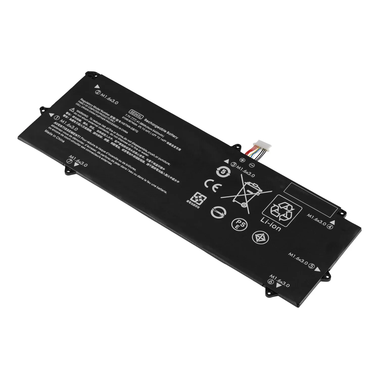 7.6V 41.58Wh  SE04XL Replacement Laptop Battery for HP Pro X2 612 G2 Series 860708-855 860724-2B1 860724-2C1 HSTNN-DB7Q