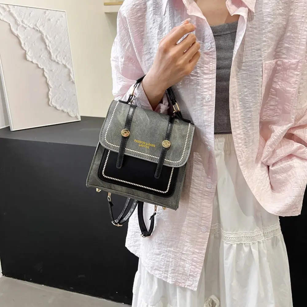 حقيبة ظهر كاجوال على الطراز الكوري للسفر حقيبة كروس محمولة كلاسيكية متعددة الوظائف حقيبة كتف نسائية للتخييم