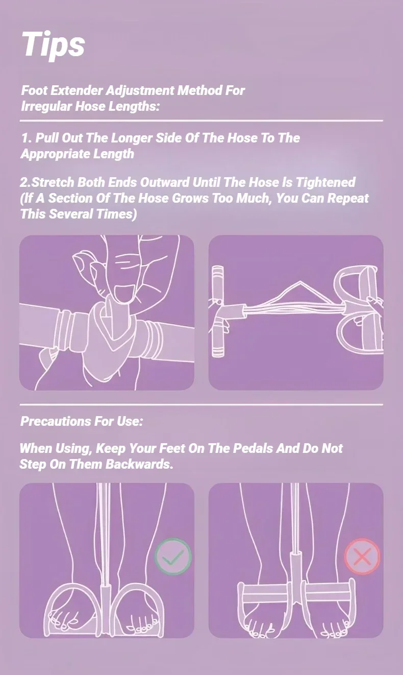 Pedal-Widerstandsband mit 6 Schlaufen, elastisches Spannungsseil, Sit-up-Zugband für Körperstraffung, Heimfitness, Yoga, Stretching, Fitnessgeräte – Detail 15