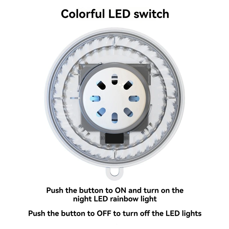 MALL プール温度計、ソーラープール温度計フローティング、夜間 LED スイミングプール温度計、フローティングアイスバス温度計