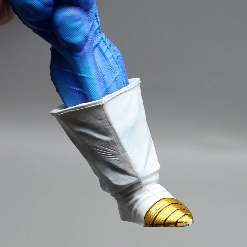 ドラゴンボールベジータ自分自身を指摘したアニメフィギュアモデル Gk 像ボーイズコレクションデスクトップ装飾飾りおもちゃギフト 31 センチメートル