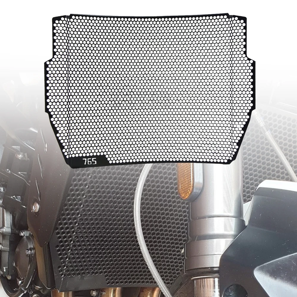 

For StreetTriple 765 S/R/RS Street Triple 760S 765R 765RS 2017 2018 2019 Motorcycle Radiator Grille Grill Guard Protector Cover