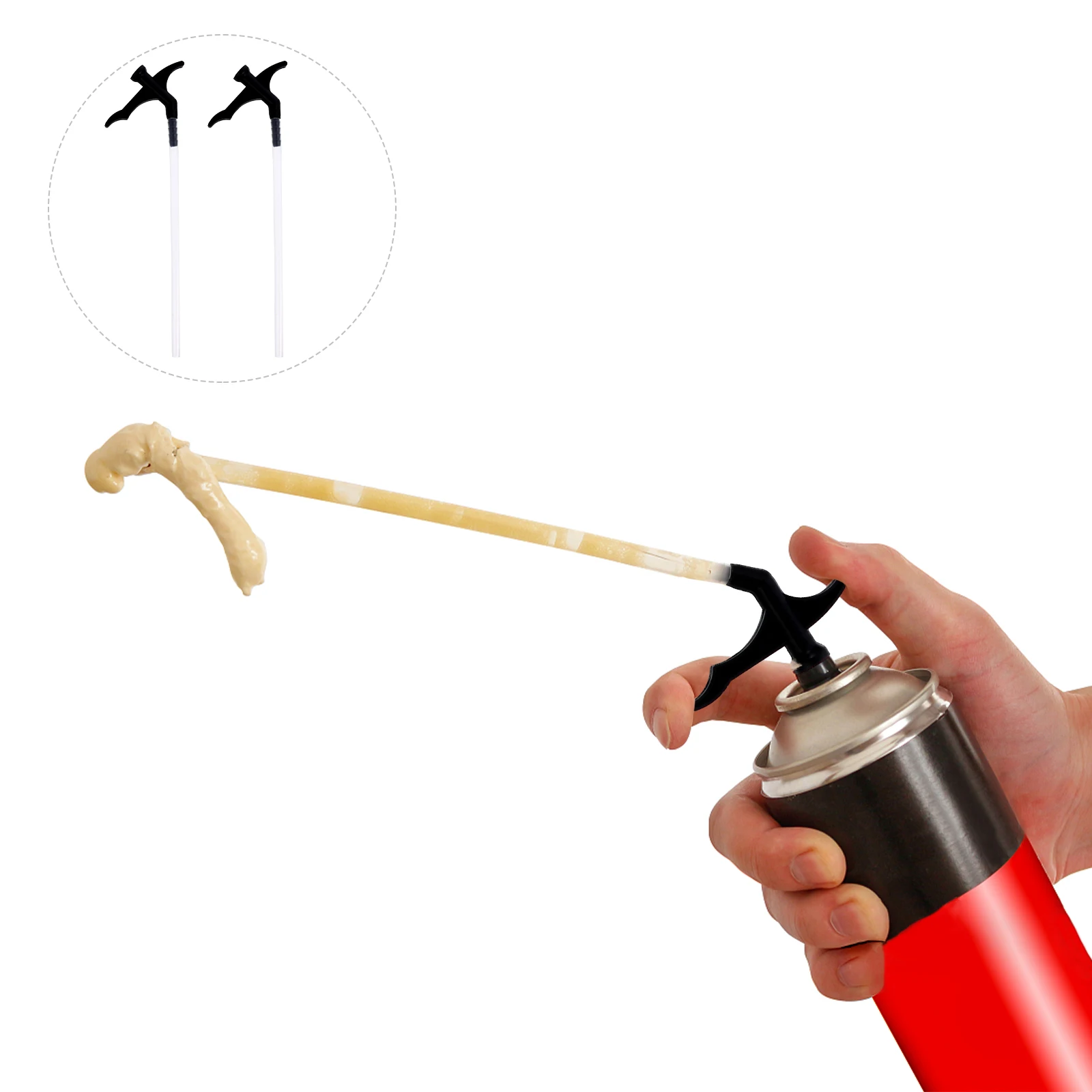 

30 pcs Foam Tubes Replacement Nozzles for Spray Foams Insulation DIY Tools Fits Most Spray Foams Tubes Brands
