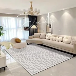 Modern Simple Large Size Living Room Carpet Bedroom Besides Decor Rug Non-slip Sofa Coffee Table Kids Room Mat Washable Doormat