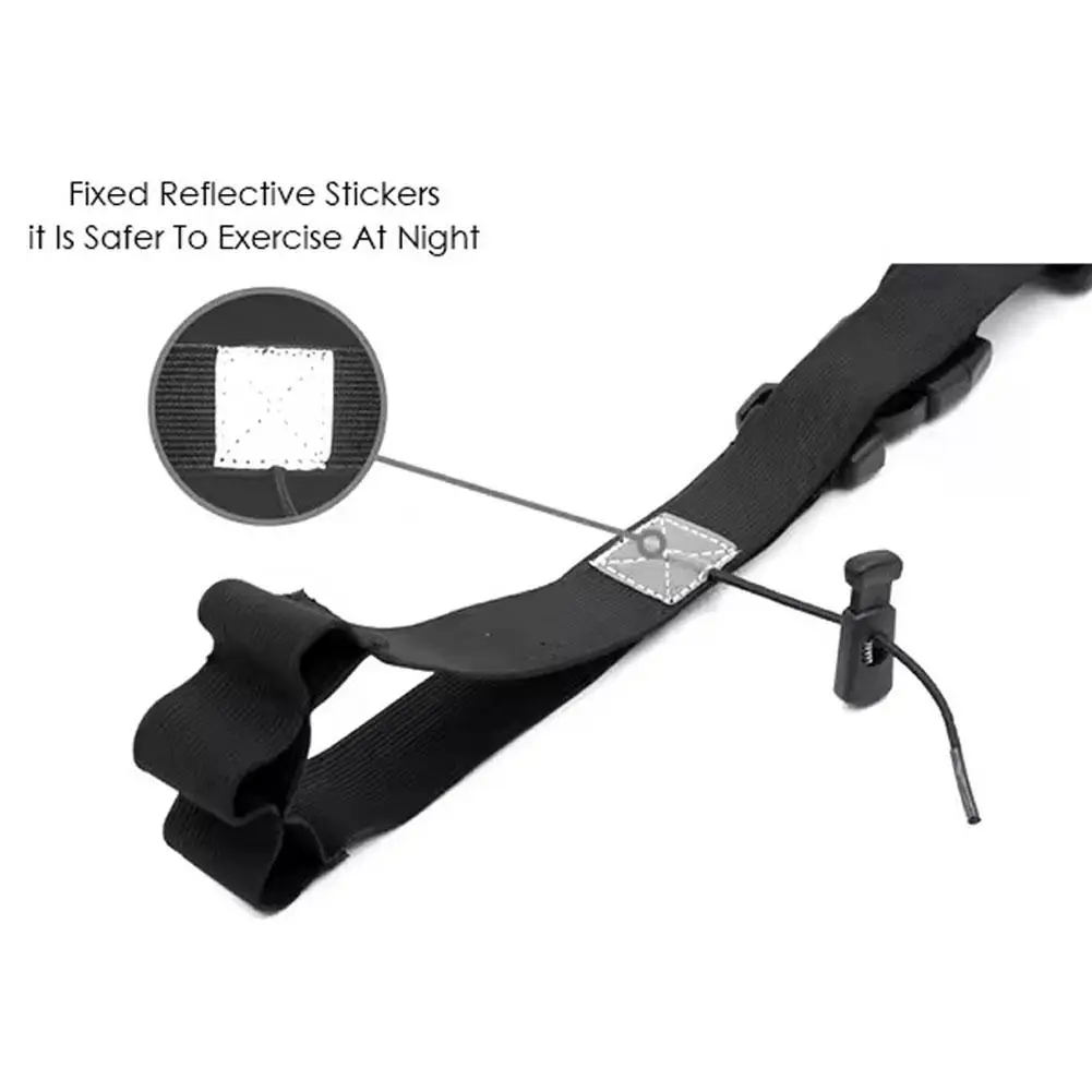 Running Bib Holder Race Belt Runner Bib Strap Race Number Belt for Triathlon Marathon Runing Cycling Adjustable Waist Belt image 3