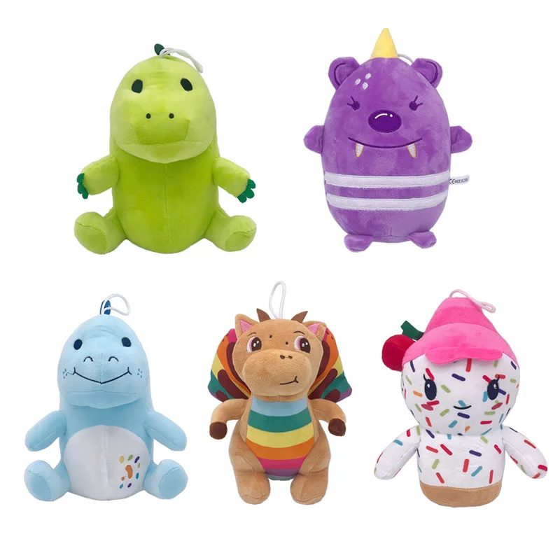 Moriah Elizabeth Plush Toys Dinosaur Doll Soft Cartoon Animal Plushies Brinquedo Kawaii Stuffed Animal Novelty Kids Toys Gifts