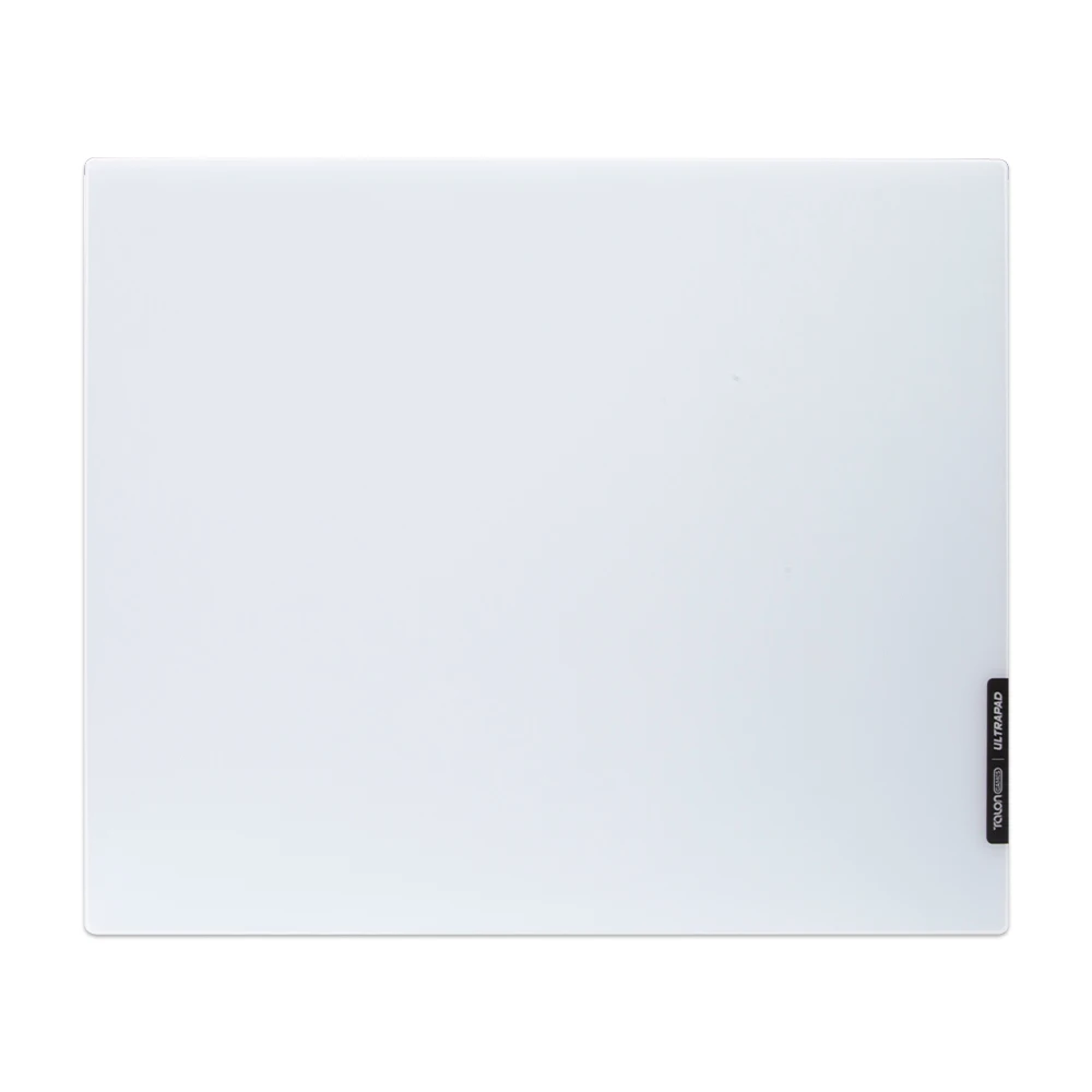 

TALONGAMES Glass Gaming Mousepad ULTRA PAD, L Size 490*420mm Tempered Glass Mousepad for Esports, Ultra-thin 2mm design White