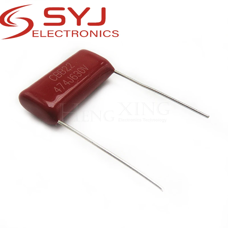 10pcs/lot 630V474J 0.47UF 470NF Pitch 20MM 630V 474 CBB Polypropylene film capacitor In Stock