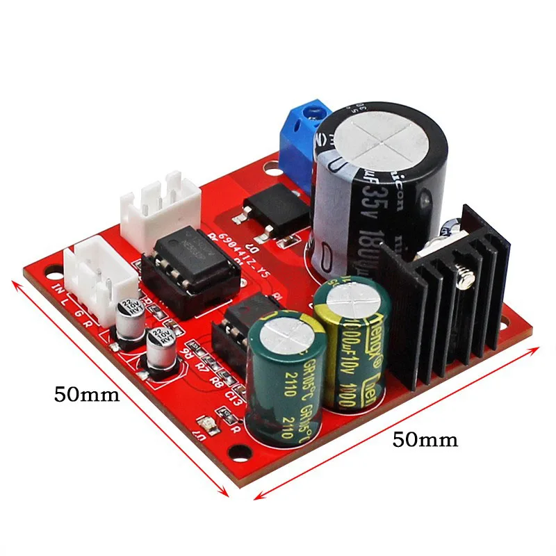 Dual NE5532 Preamp Board for Single AC/DC Power DIY Amplifier Module