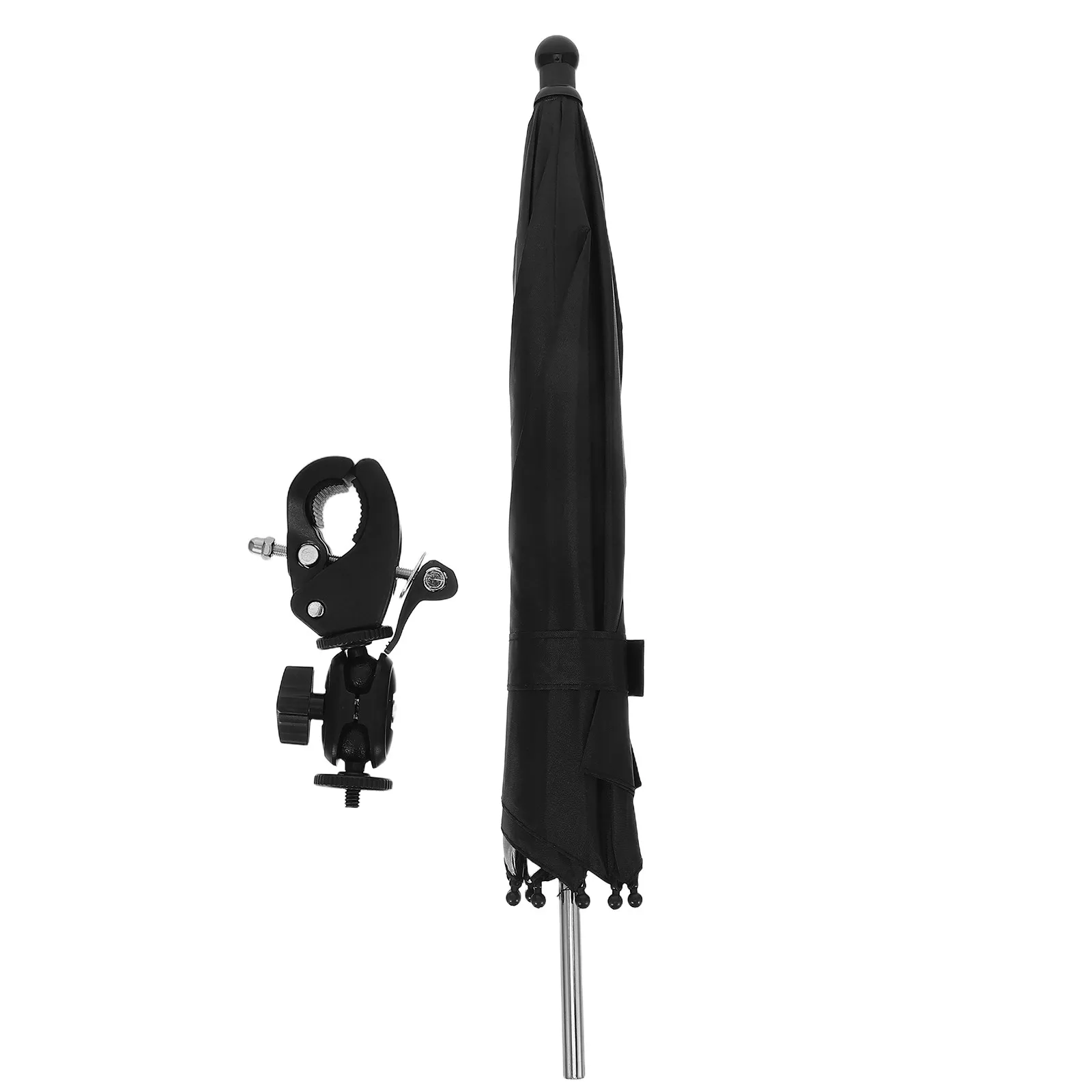 Adjustable Umbrella Clamp 20 Inch Portable Clamp on Chair Umbrella Sunshade Rainproof Uv Protection Outdoor Live Streaming Phone
