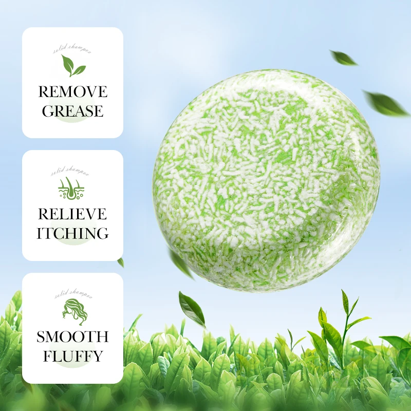 صابون شعر شجرة الشاي من SADOER، شامبو صلب للتحكم في الزيت، مضاد للقشرة، تنظيف عميق، إصلاح الشعر الجاف التالف، شامبو الشعر الناعم #3