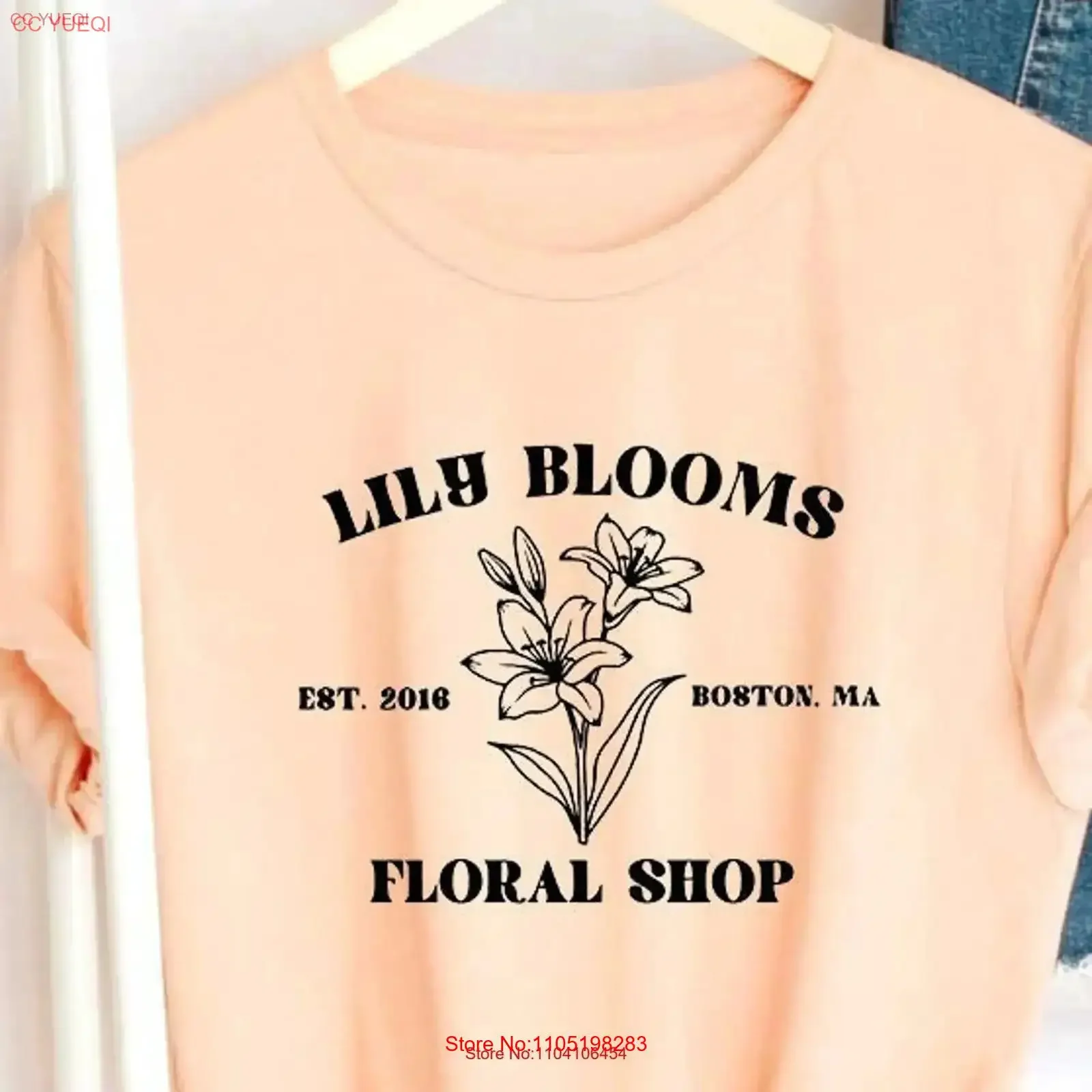 

Lily Bloom's Floral Shop T Shirt It Ends With Us Colleen Hoover SweaT Bloom Booktok Starts Bookish gıft for her vintage Washed