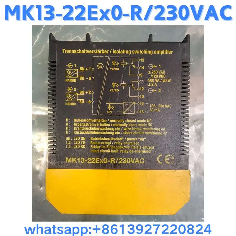 Used Safety relays MK13-22Ex0-R/230VAC test OK Fast Shipping