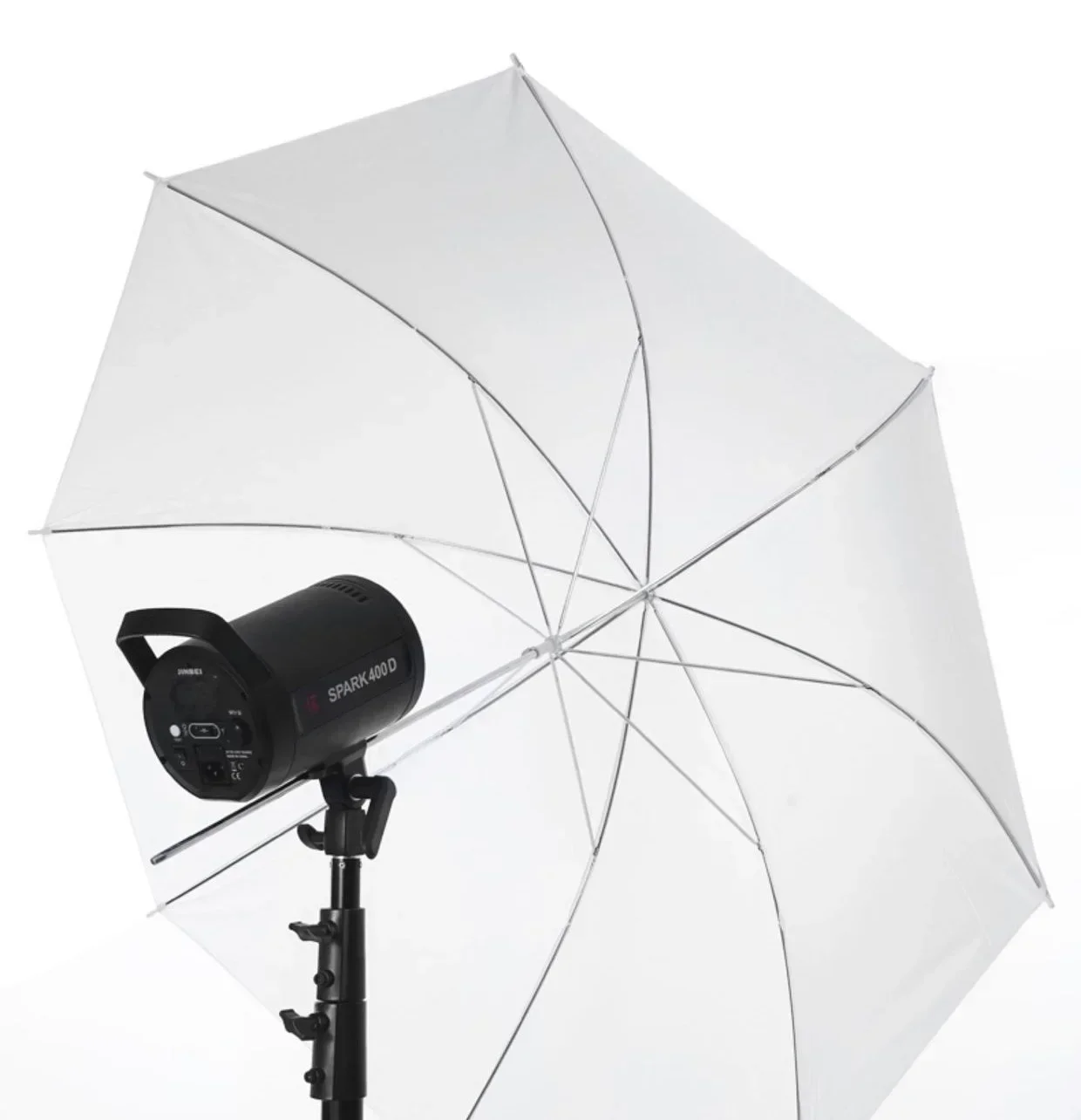 Photo Umbrella 43 inch Reflector Soft Umbrella Photo Studio Flash Light Black Silver Reflecting Umbrella