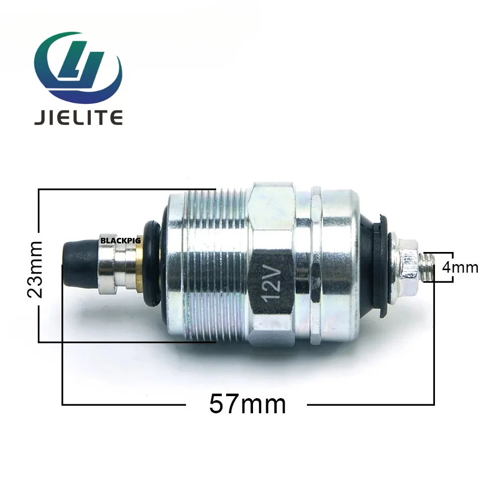 Oil shut-off valve 12V 24V generator fuel pump solenoid valve 178F 186F 188F 192F generator set parts