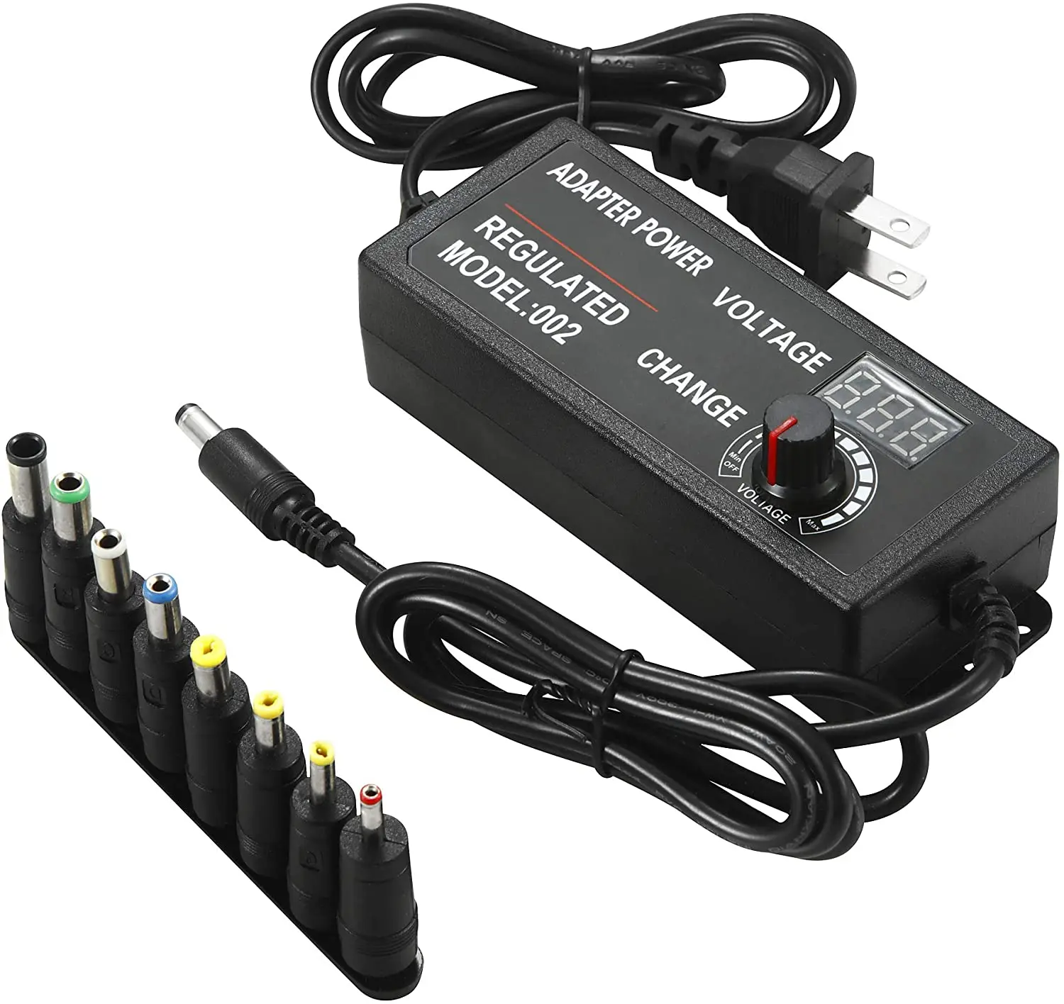 Universal Adjustable AC Adapter 100-240v 50-60hz 3-24v 2A Switching Adjustable Voltage Output Variable power supply