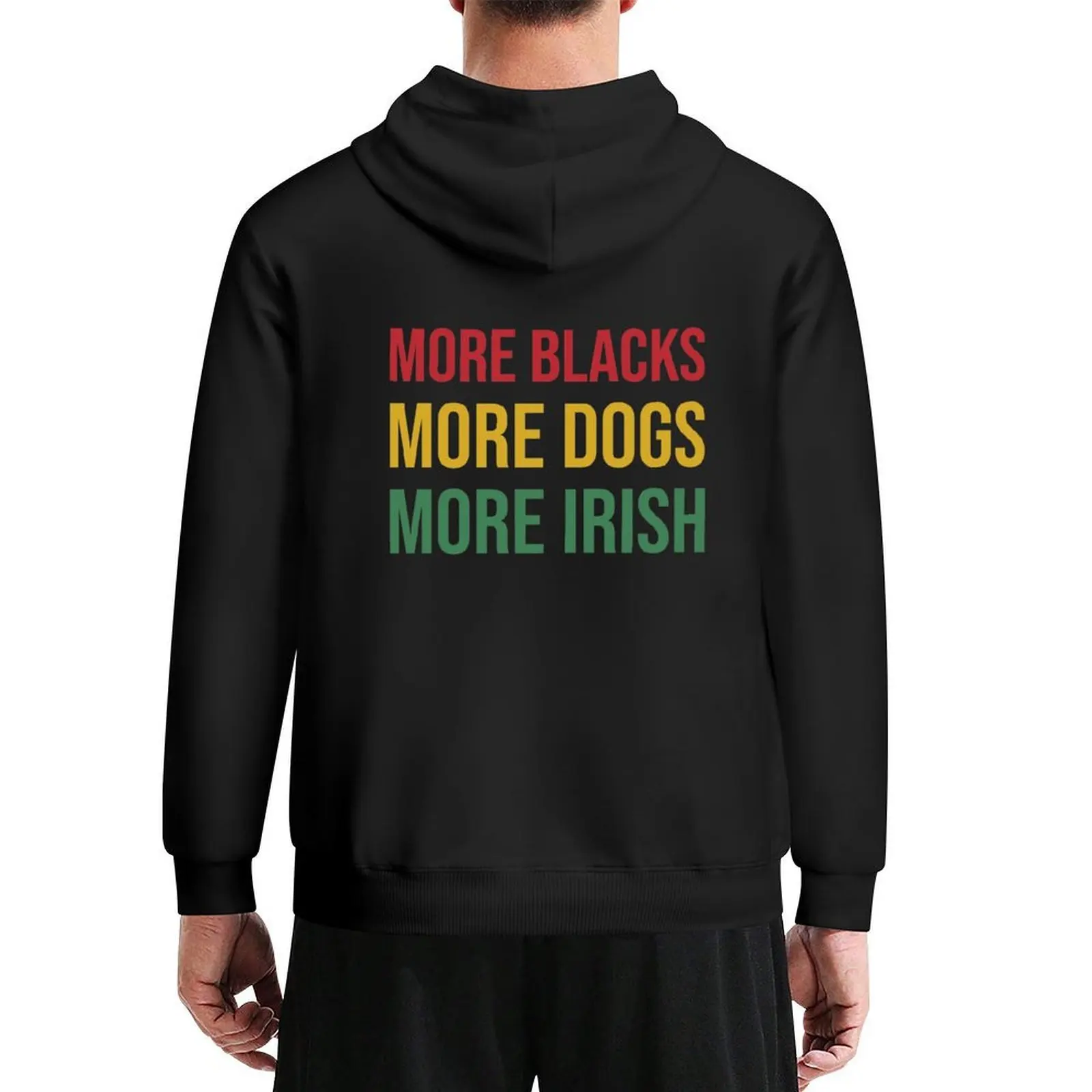 

More Blacks More Dogs More Irish Hoodie korean autumn clothes mens clothing male clothes new in hoodies & sweat-shirt