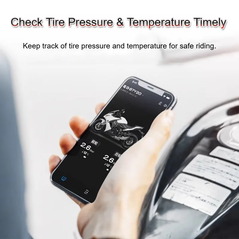 SNOR 고정밀 외장형 오토바이 TPMS 블루투스 스마 - Phone Accessories App 리뷰 및 가격