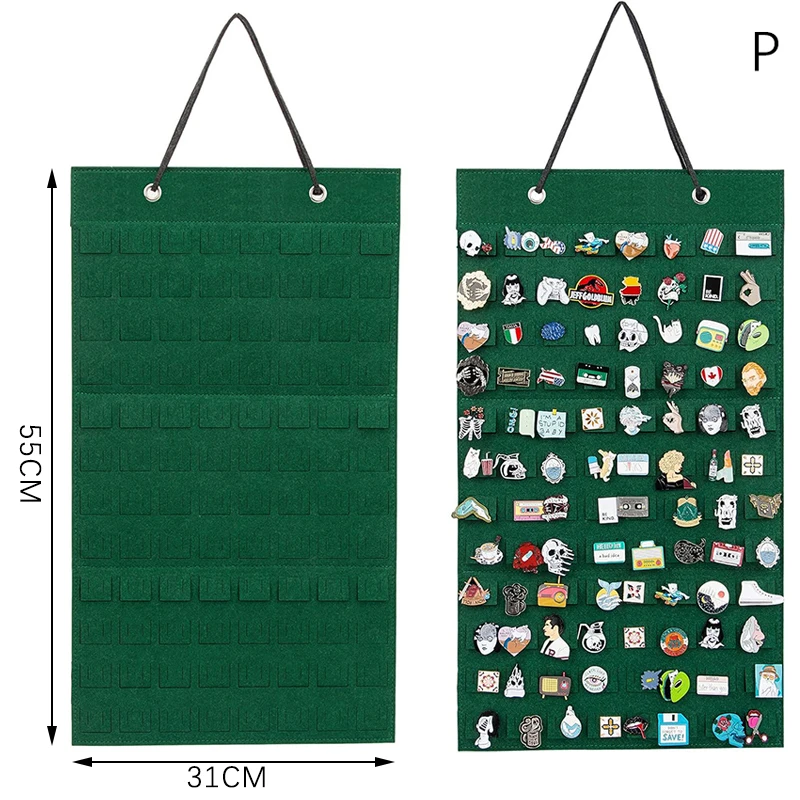 Soft Felt Hanging Organizer for Earrings & Necklaces