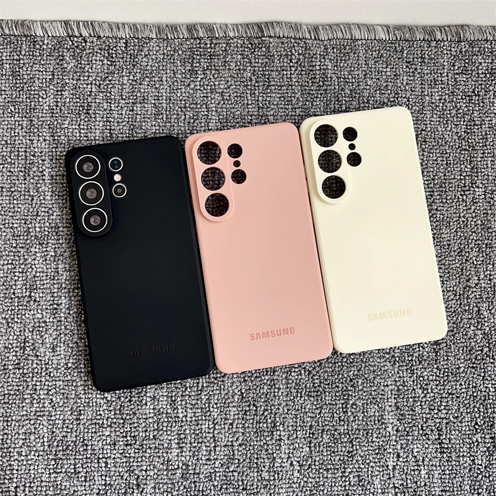 Stoßfeste, flüssige Silikon-Softhülle für Samsung Galaxy A51 A14 A15 A16 A17 A22 A23 A55 A56 A53 A72 A73 A26 A35 Offizielle matte Hülle – Detail 4