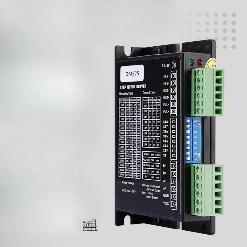 

42 Stepper Motor Driver DM525 Hybrid Two-Phase Motor Chip DC Subdivision DC12-36V Universal