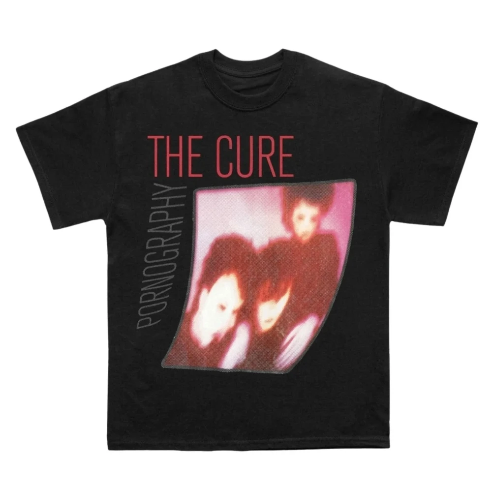 The Cure band porn album-themed T-shirt, gothic rock post-punk design, unisex pure cotton all-season casual streetwear shirt.