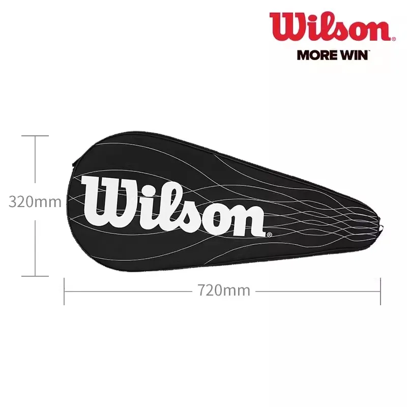 Wilson-Bolsa de Raquete de Tênis Portátil, Leve, Ombro Único, Esportiva, Diária, Capa de Corte