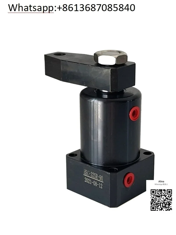 

Handheld angle cylinder HSC/CHS25 32 40 50 63SR/SL rotating downward pressure 90 degree fixture