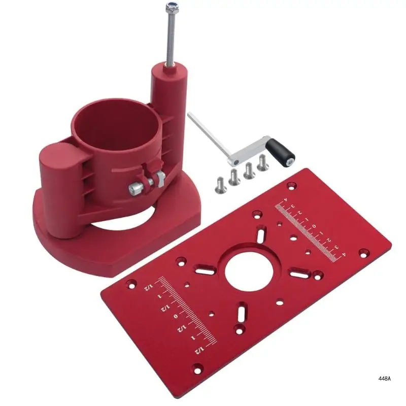 Woodworking Base Router Lift Kit for Secure Clamping No Shaking During Operation Improve Your Woodworking Experience