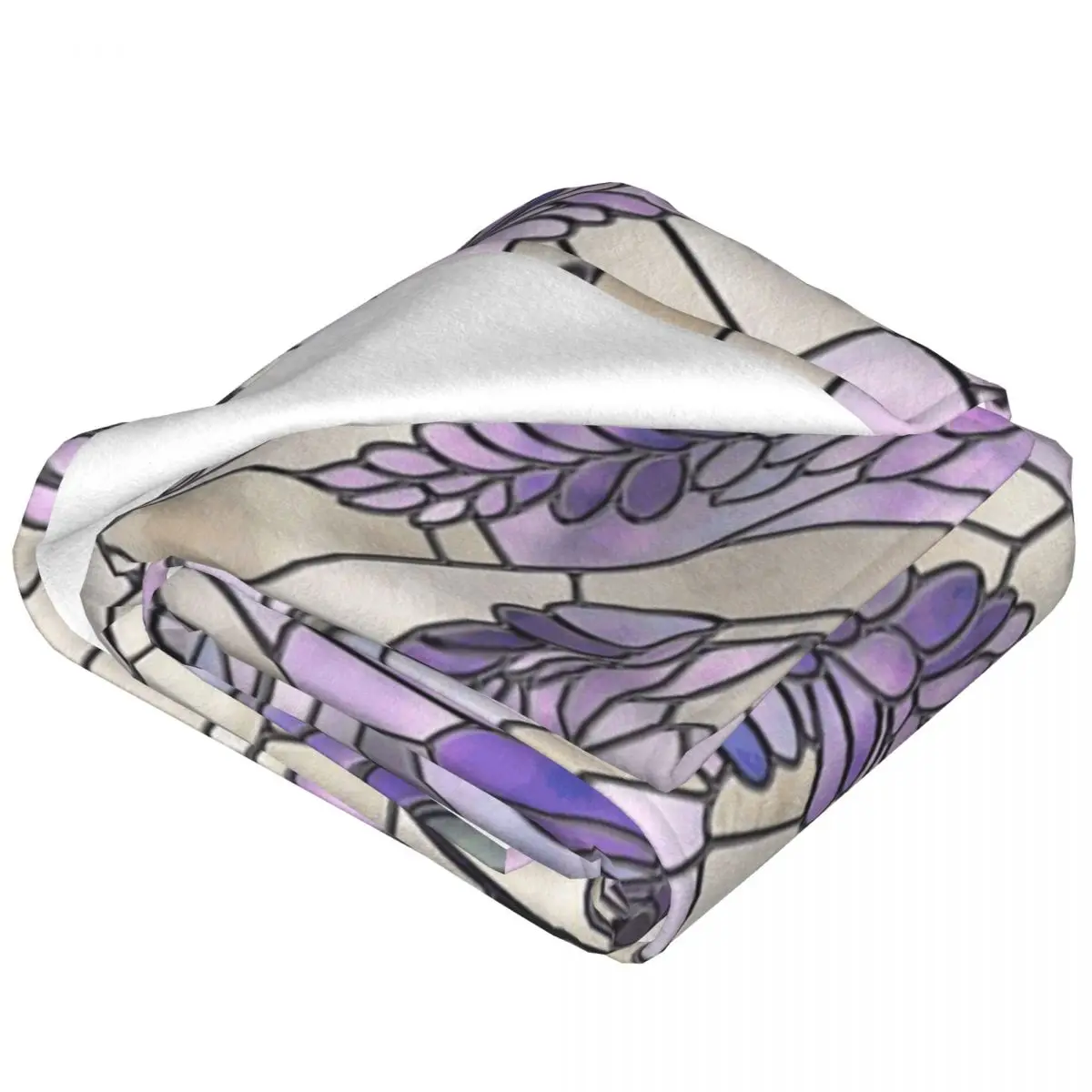Lavender Morning Bliss Blankets Soft Warm Flannel Throw Blanket Bedspread for Bed Living room Picnic Travel Home Sofa