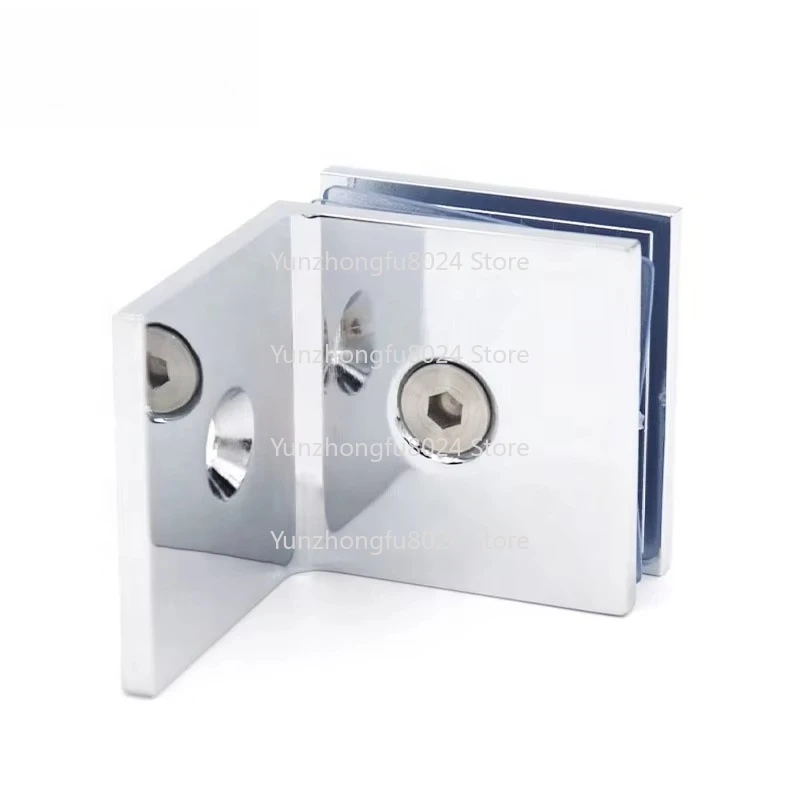 

Ванная комната из нержавеющей стали, прямоугольный кронштейн для стекла, 45-градусный дверной зажим