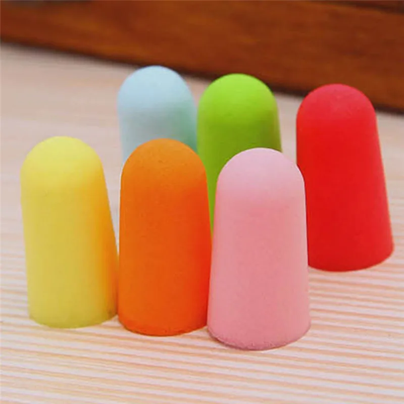 10 Pairs Comfort Soft Foam Ear Plugs Tapered Travel Sleep Noise Reduction Prevention Earplugs Sound Insulation Ear Protection