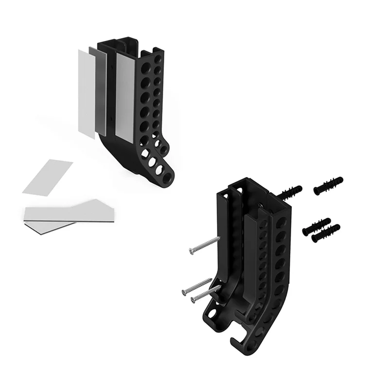 

B28C-2PCS Battery Storage Organizer Combo Battery Organizer Storage Holder Battery Keeper Wall Holder Durable Easy Install