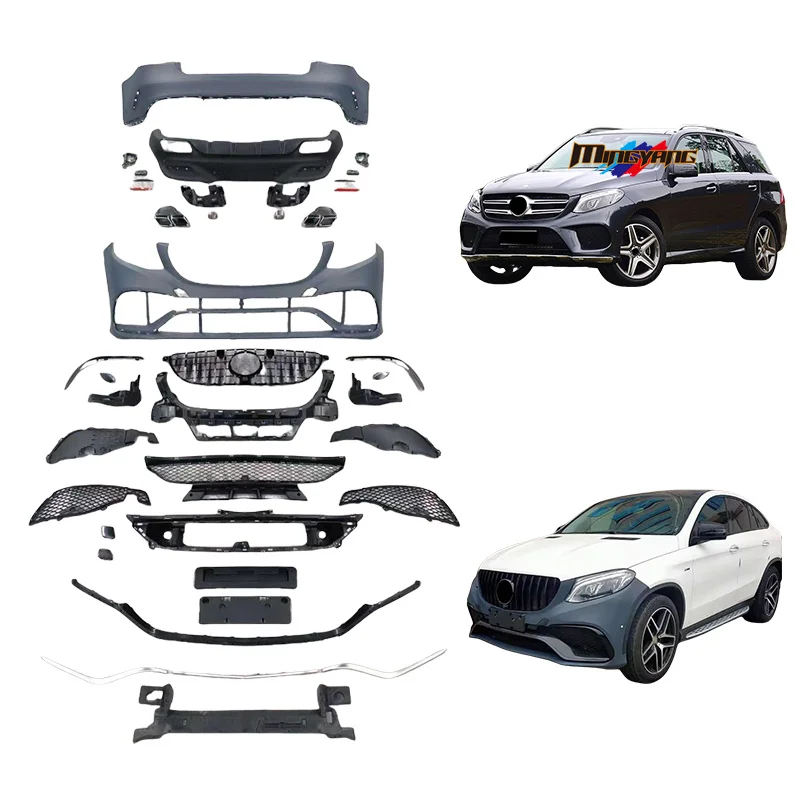 

Modification Complete GLE Upgrade to GLE 63 Style Bodykit Car Bumper Diffuser Accessories for Mercedes benz C292 GLE Coupe 1