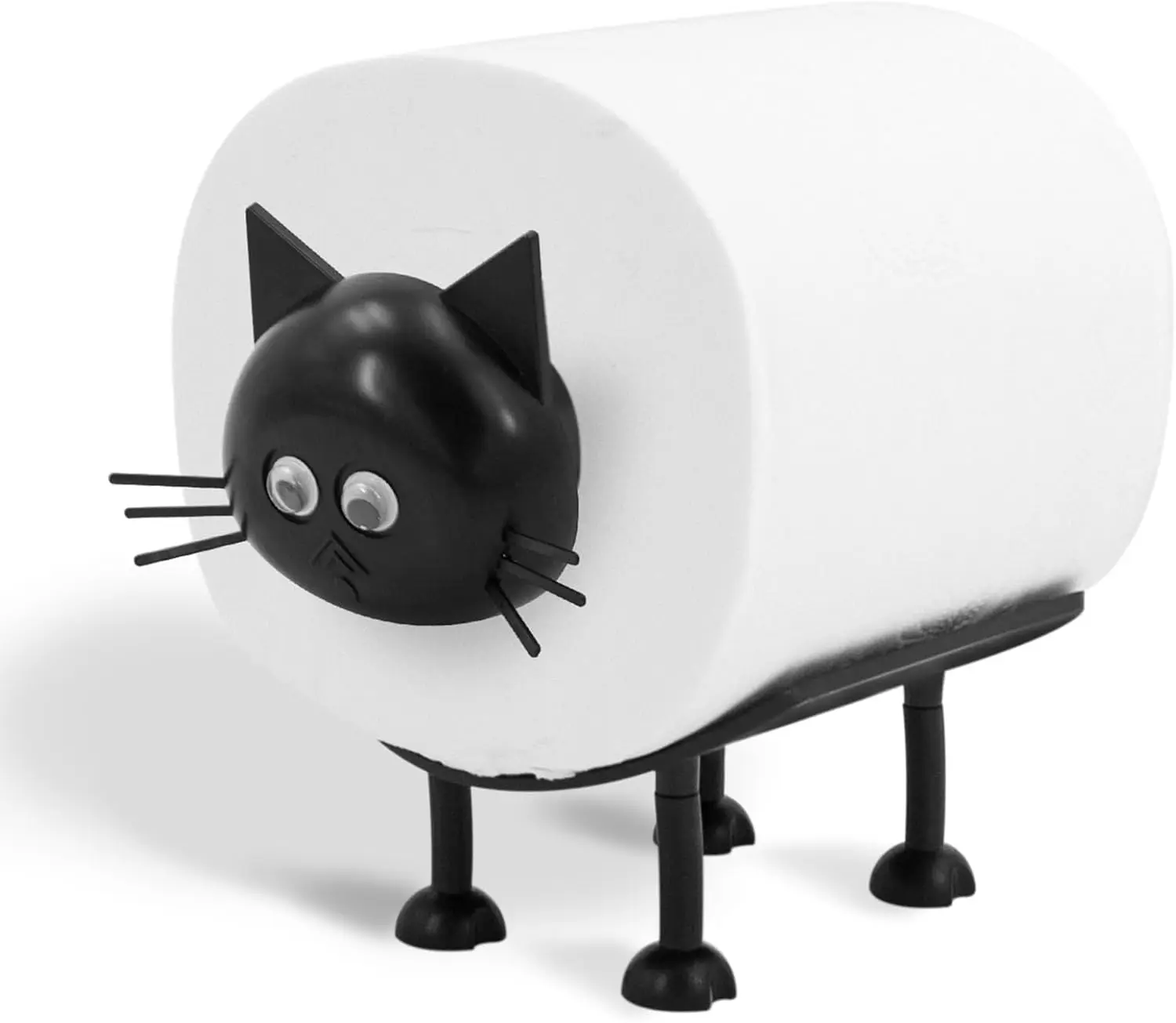 

Держатель для туалетной бумаги в виде черной кошки, напечатанный на 3D-принтере – Подставка для хранения в ванной комнате, идеальный подарок на новоселье и украшение интерьера