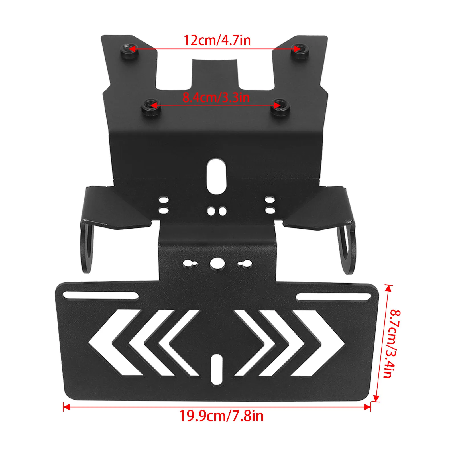 Rear License Plate Holder For Honda CRF1100L Africa Twin Adventure Sports 2020-2026 Motorcycle Fender Tail Tidy Turn LED/Light