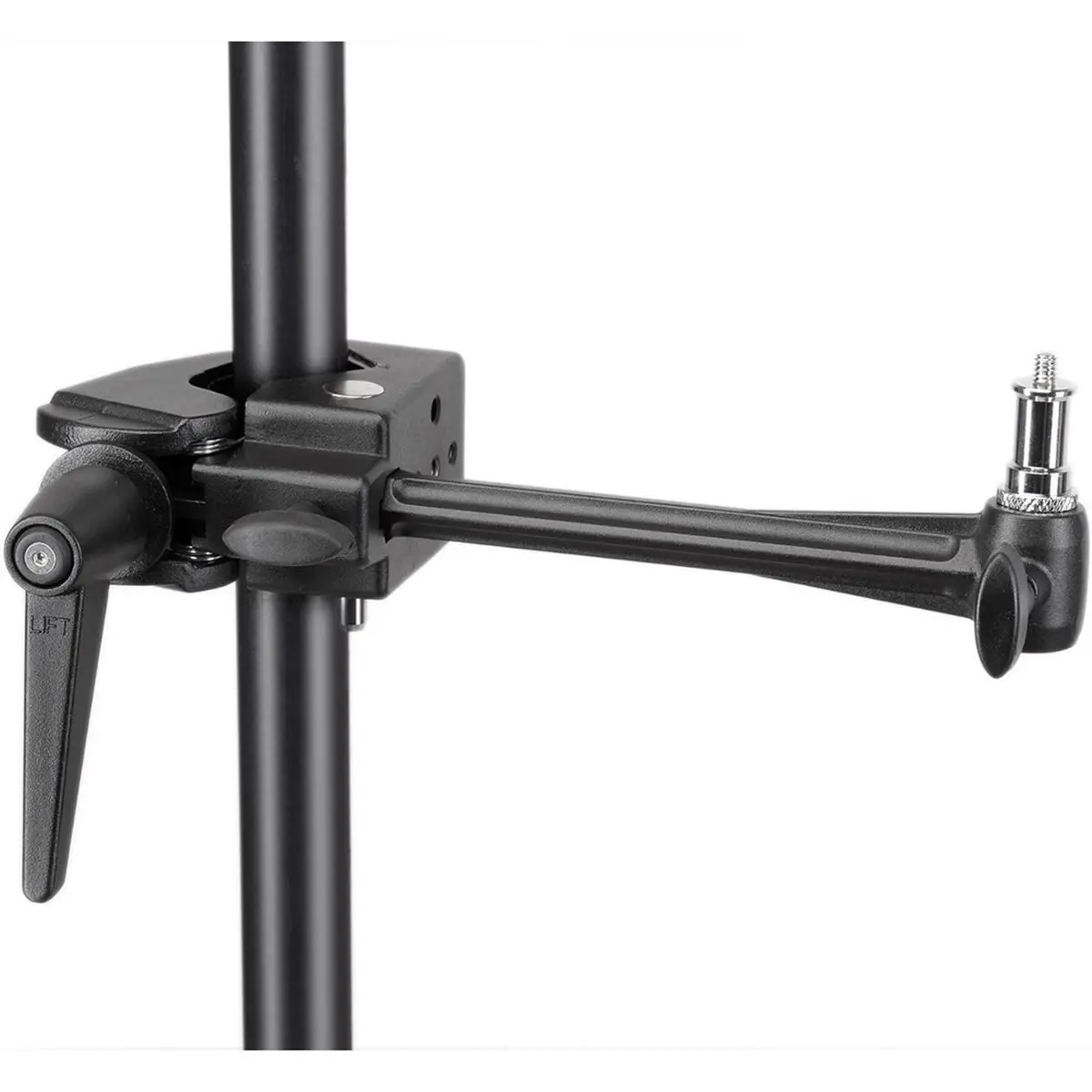 Haste de Extensão DT75BG com Clipe Universal, Haste Multifuncional para Cinema, Televisão, Fotografia e Transmissão ao Vivo