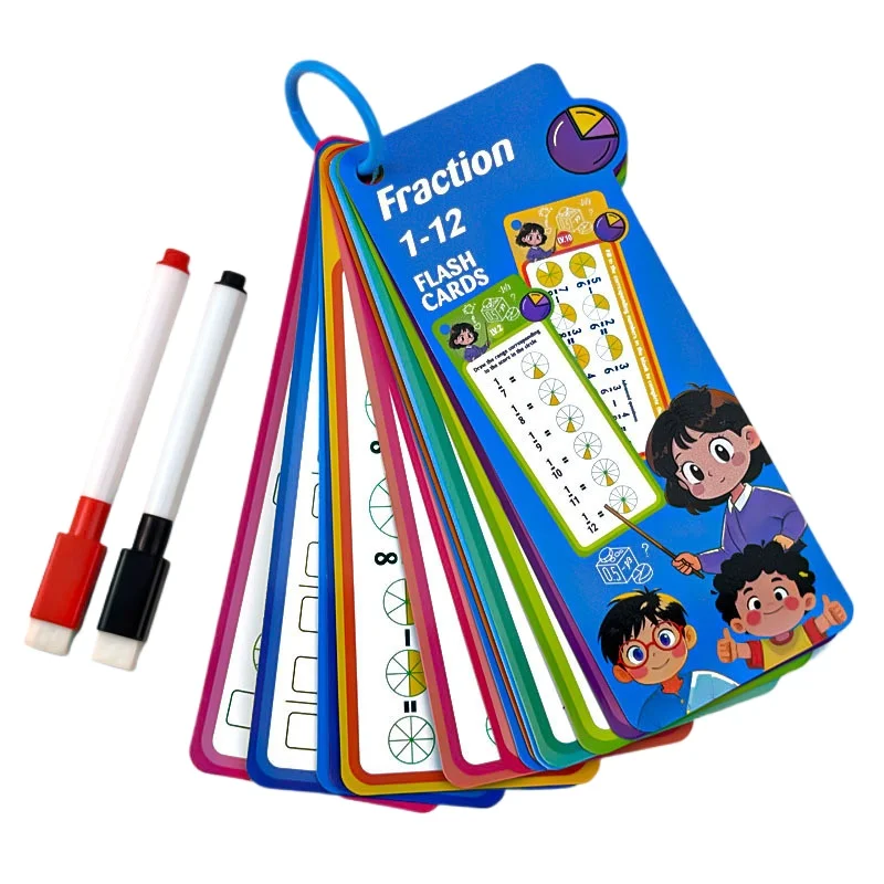 Early Math Education Arithmetic Addition/Subtraction/Multiplication/Division Number Cards for Puzzle for Primary School Students