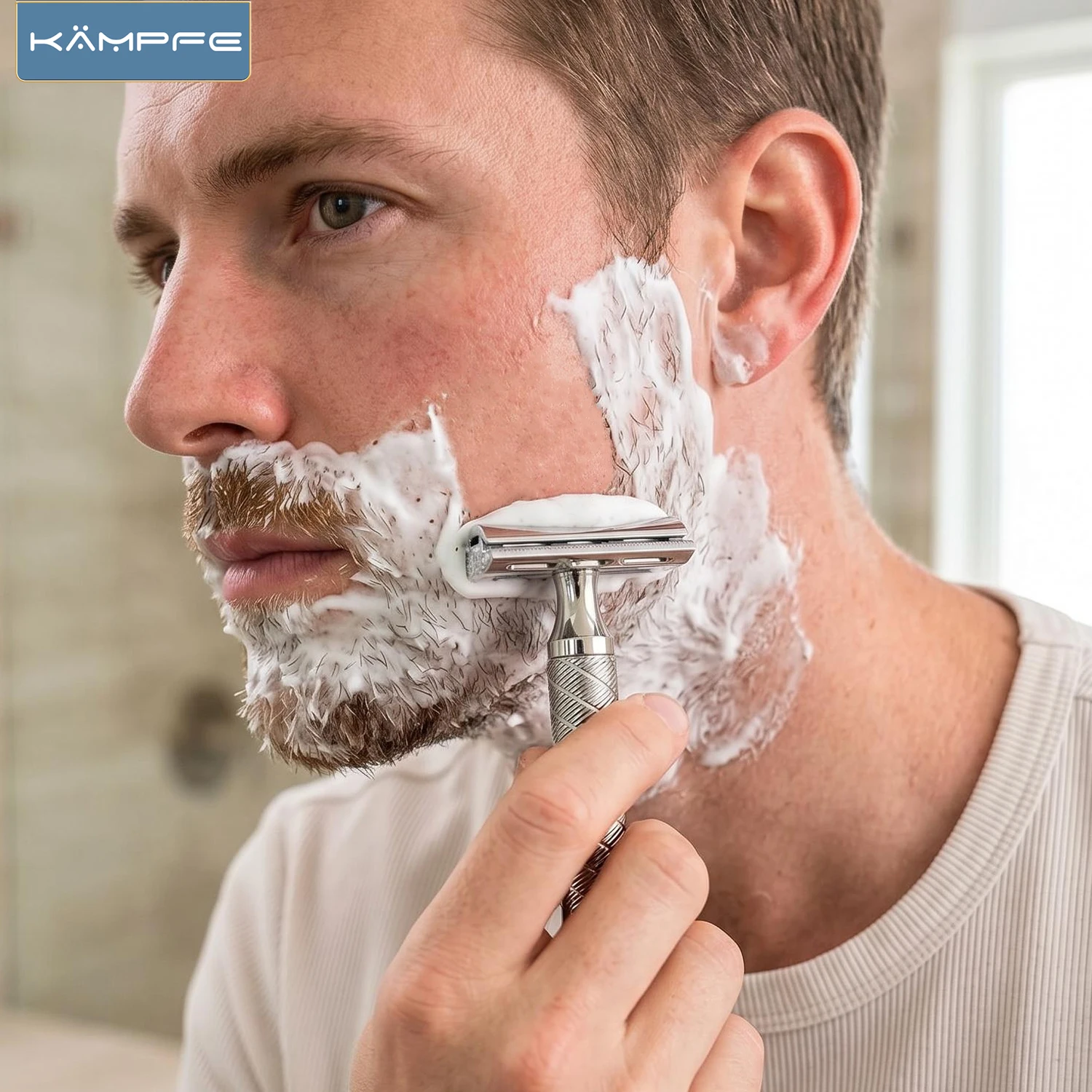 Бритва KAMPFE CNC с ручкой из  – обзор и цена Safety Razor Handle