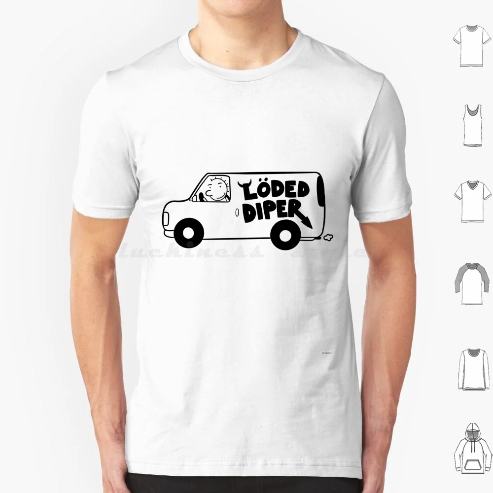 Loded Diper Van T Shirt Cotton Men Women DIY Print Doawk Of A Wimpy Kid Wimpy Kid Kids Books Kids Books Roderick Roderick Rules