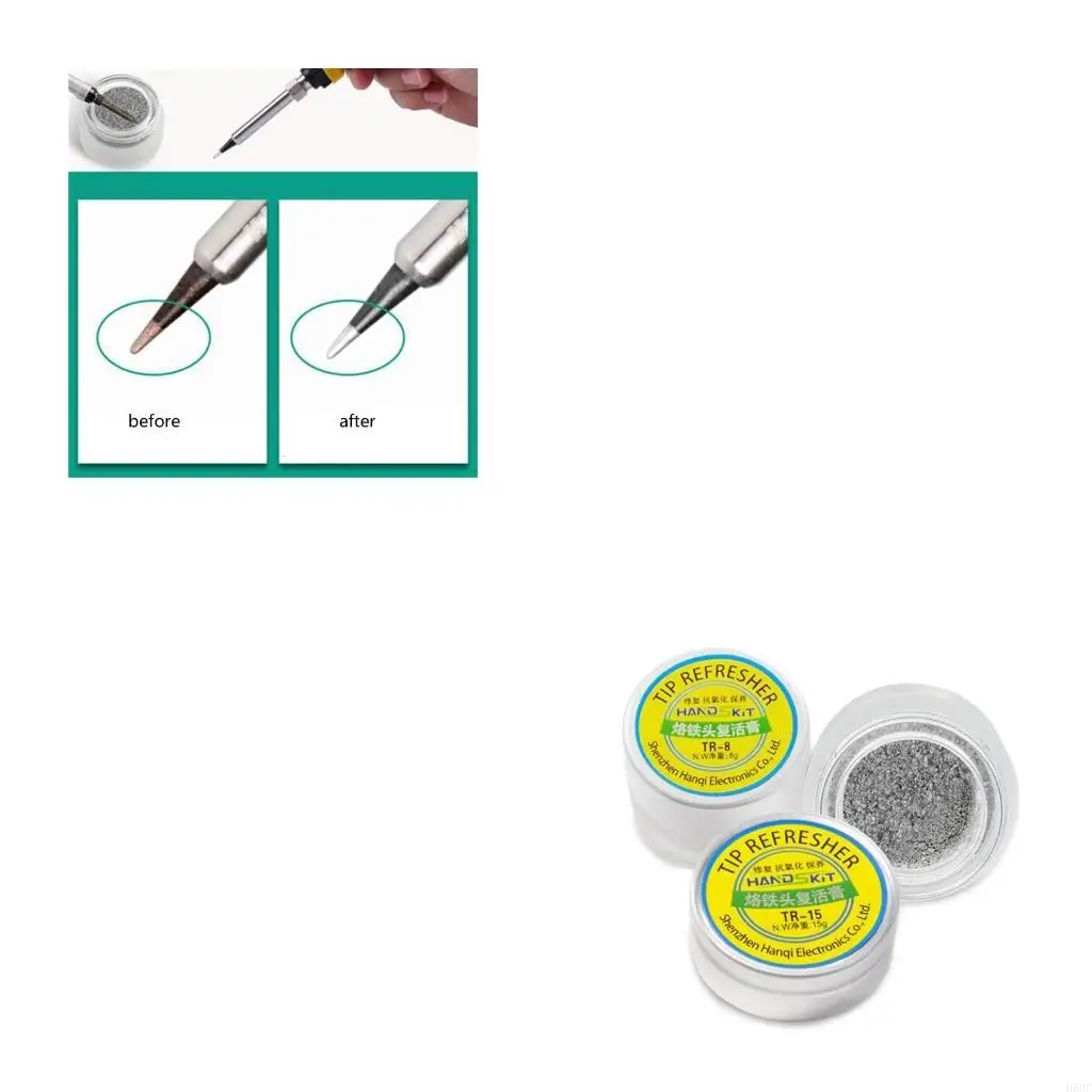 H58C Welding Nozzle Oxidation Repair Paste for Oxide Solder Iron Tip for Head Resurrection Improve Work Efficiency Antioxidan
