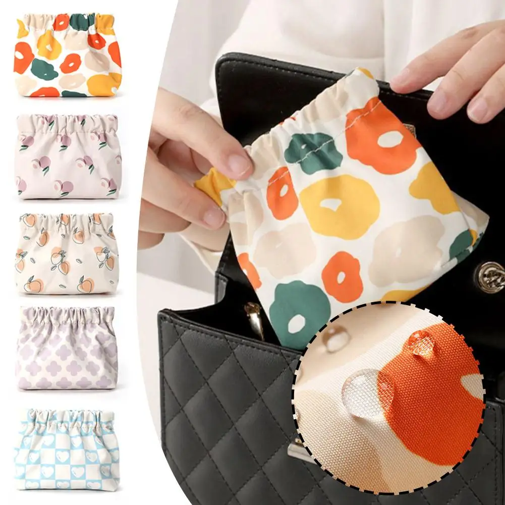 

Mini Storage Bag Cute Cartoon Makeup Bag For Women Waterproof Shrapnel Printing Cosmetic Bag Travel Make Up Toiletry Bag G9r9