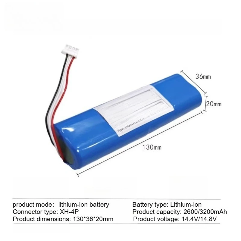 New Battery 2800/2600/3200mAh for Ecovacs Deebot Ozmo 900 905 901 920 937 930 N8 Pro 14.4V Li-ION Robot Vacuum Cleaner Battery