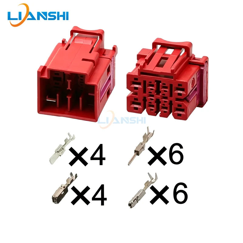 10pin 4F0937743B/4F0937733B is applicable to automotive plug-in wiring harness vehicle connectors with terminals