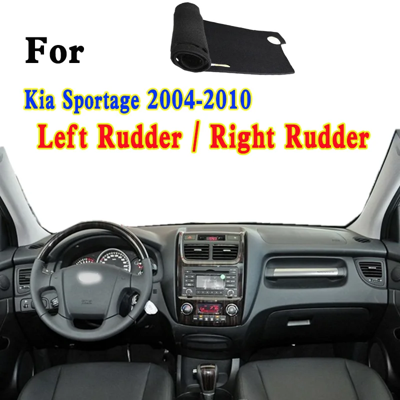 

For Kia Sportage JE KM Car-Styling Dashmat Dashboard Cover Instrument Panel Insulation Sunscreen Protective Pad Ornaments