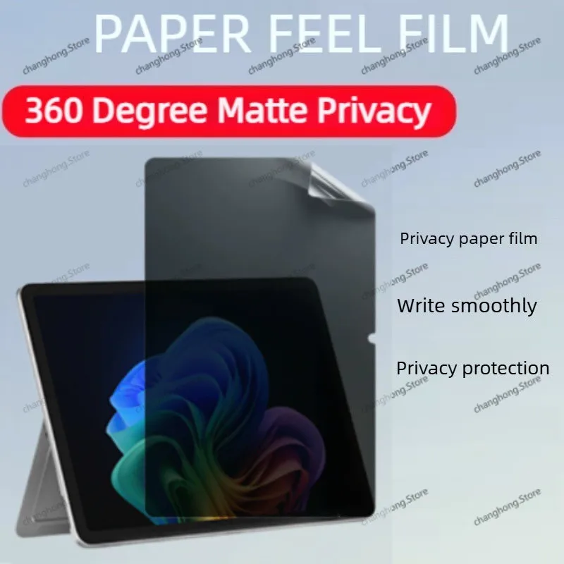 360 Degree Matte Privacy for Surface Pro 12 11 10 9 8 /7 Plus 6 5 4 (12.3 inch)Screen Protector Anti-Spy Anti Glare Film