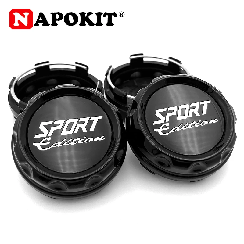 4PCS/lot Quality 60mm Outer 56mm Inner Car Wheel Center Cap Sport Rim Hub Caps Cover