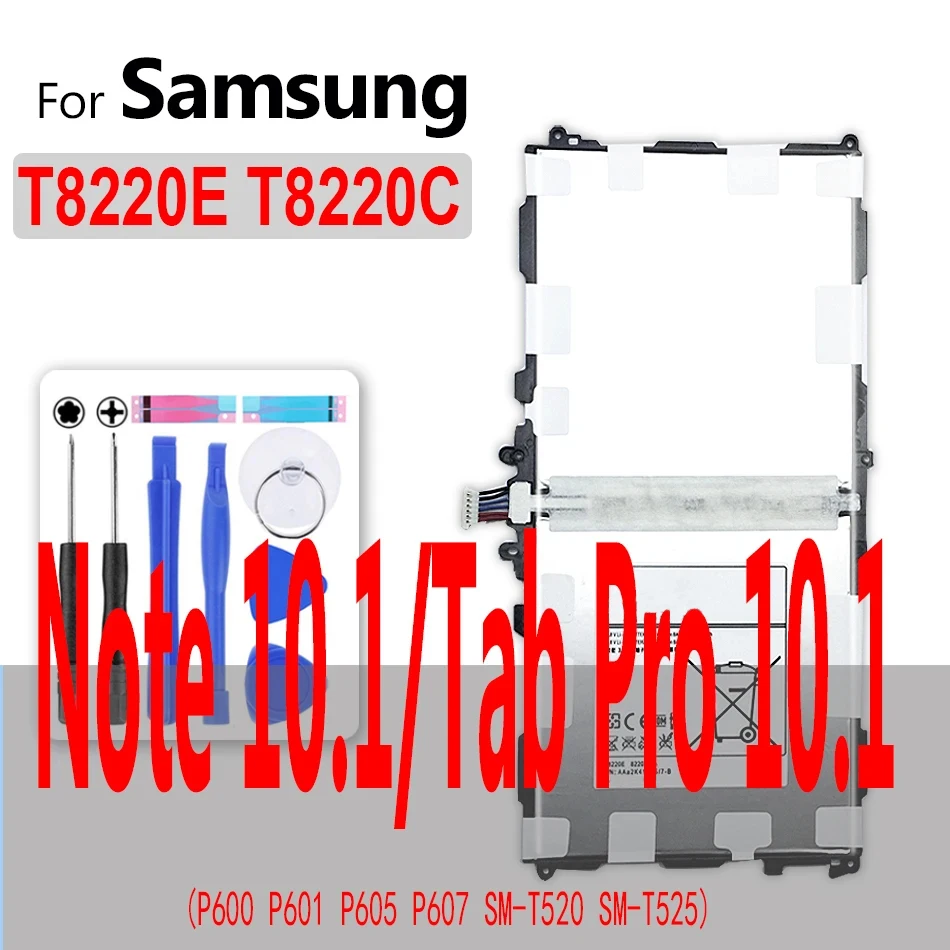 GT-N5100 GT-N8000 Battery For Samsung GALAXY Note 8.0 10.1 Pro 12.2 GT N5100 N8000 P5100 SM T520 P600 P900